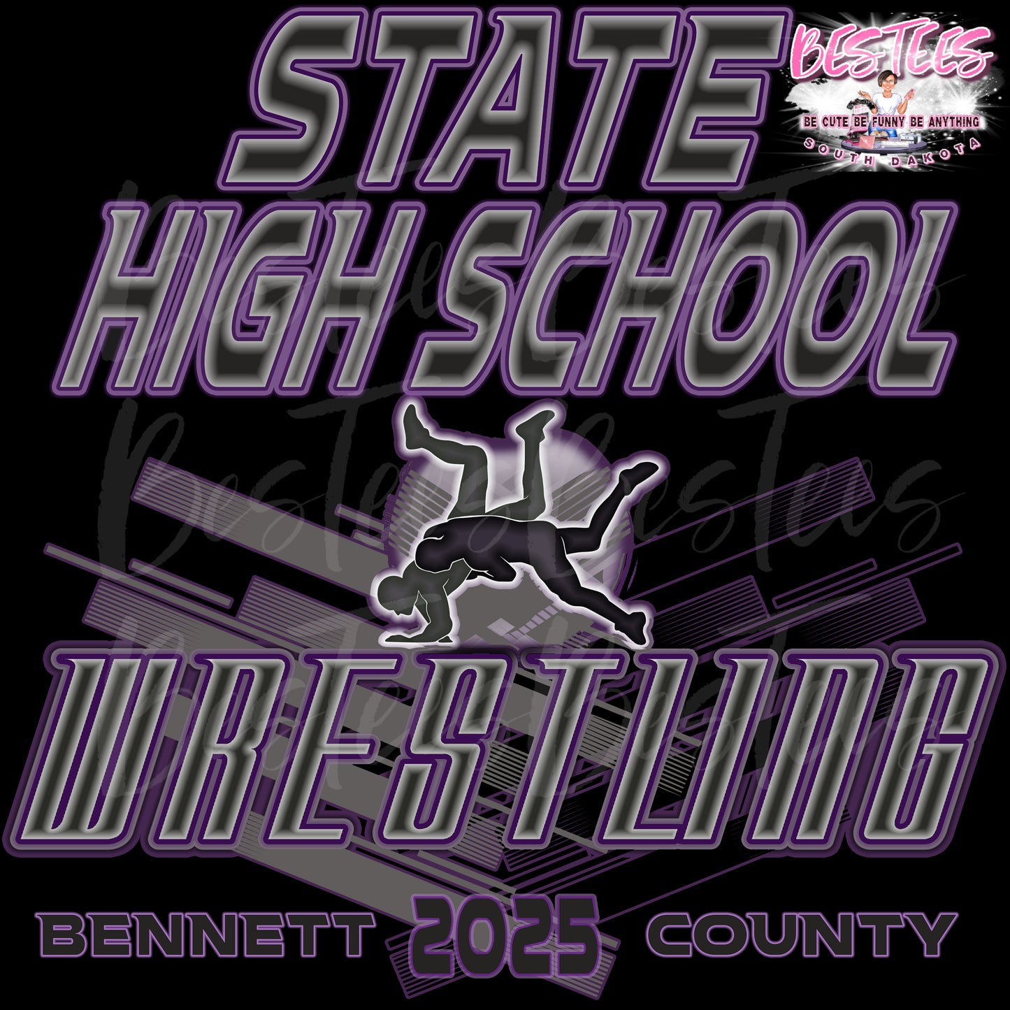 2025  State High School Wrestling Qualifier Tees for BC| T-Shirt |BESTEES-SD|