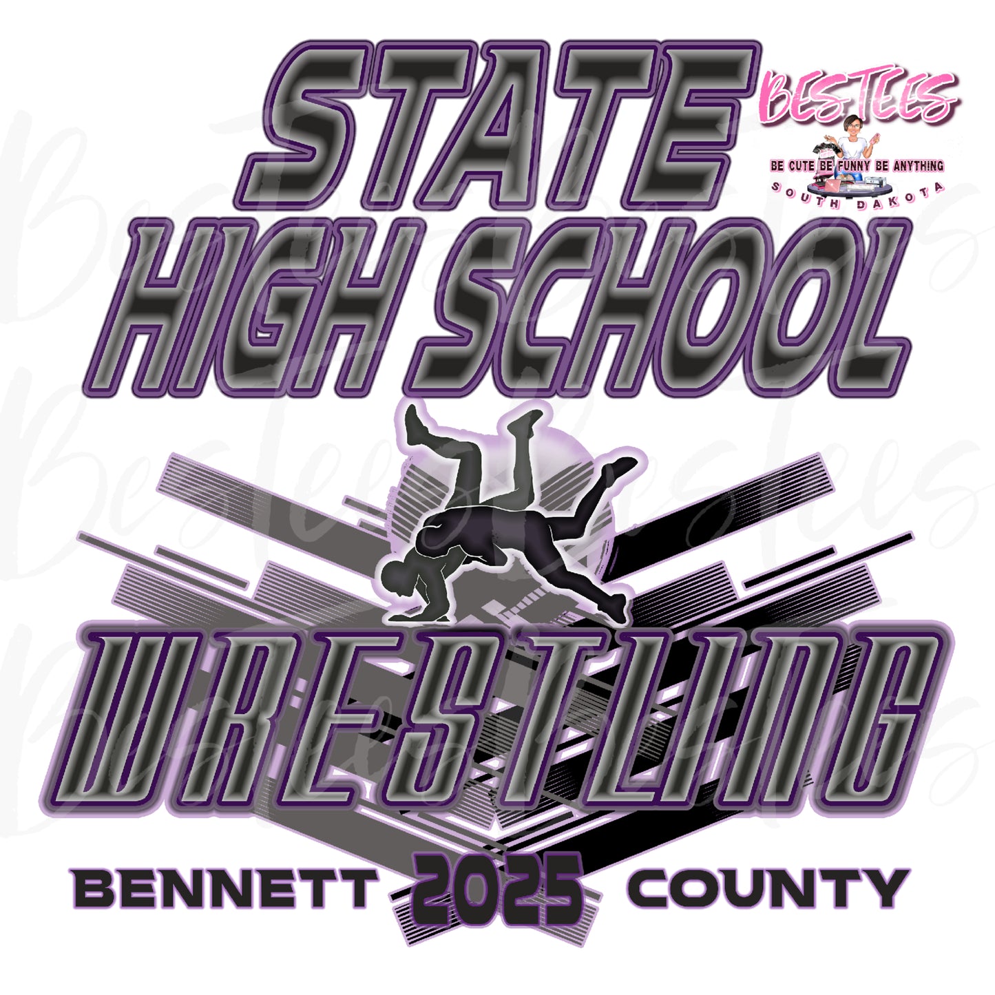 2025  State High School Wrestling Qualifier Tees for BC| T-Shirt |BESTEES-SD|